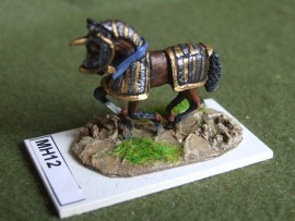 HIN/MH12 Renaissance full plate armour Horse galloping.