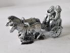 25/AC16 - 2 Horse Chariot and Crew ( Hooped Sides)