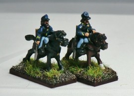 BA/ACW26 - Cavalry Trotting in Kepi