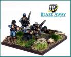 BA/ACW06 - Infantry in Slouch Hat Firing & Loading