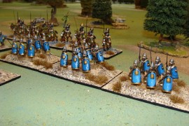 HIN/HUB16 - 24  Assyrian Heavy Infantry Advancing