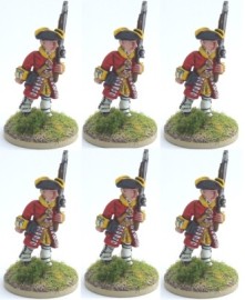 25/MAL02 - Infantry Marching in Tricorne