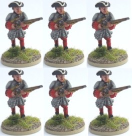 25/MAL05 - Infantry Advancing in Tricorne