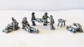 ACWD06 - Casualty Station ( Surgeon, 2 stretcher bearers and Strercher and Table, 2 Orderlies, Chaplin and 3 Casualties