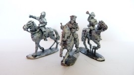 CON01 Mounted General, trumpeter and standard-bearer