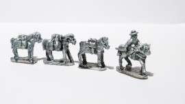 LW/USC10 - Mules  and  Drover