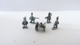 LW/BAV09 -  Bavarian Horse Artillery Crew(12) and Cannon (6pdr + How)