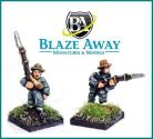 BA/ACW05 - Infantry in Slouch Hats Marching & Advancing