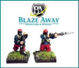 BA/ACW15 - Zouave in Kepi Firing & Loading