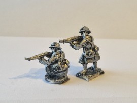 20/F08 - Infantry Firing in Greatcoat