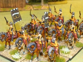 HIN/HUE14 - Cavalry in Helmet Pistols Drawn